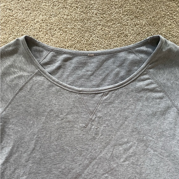 LULULEMON Grey Boatneck Sweatshirt - Picture 4 of 5